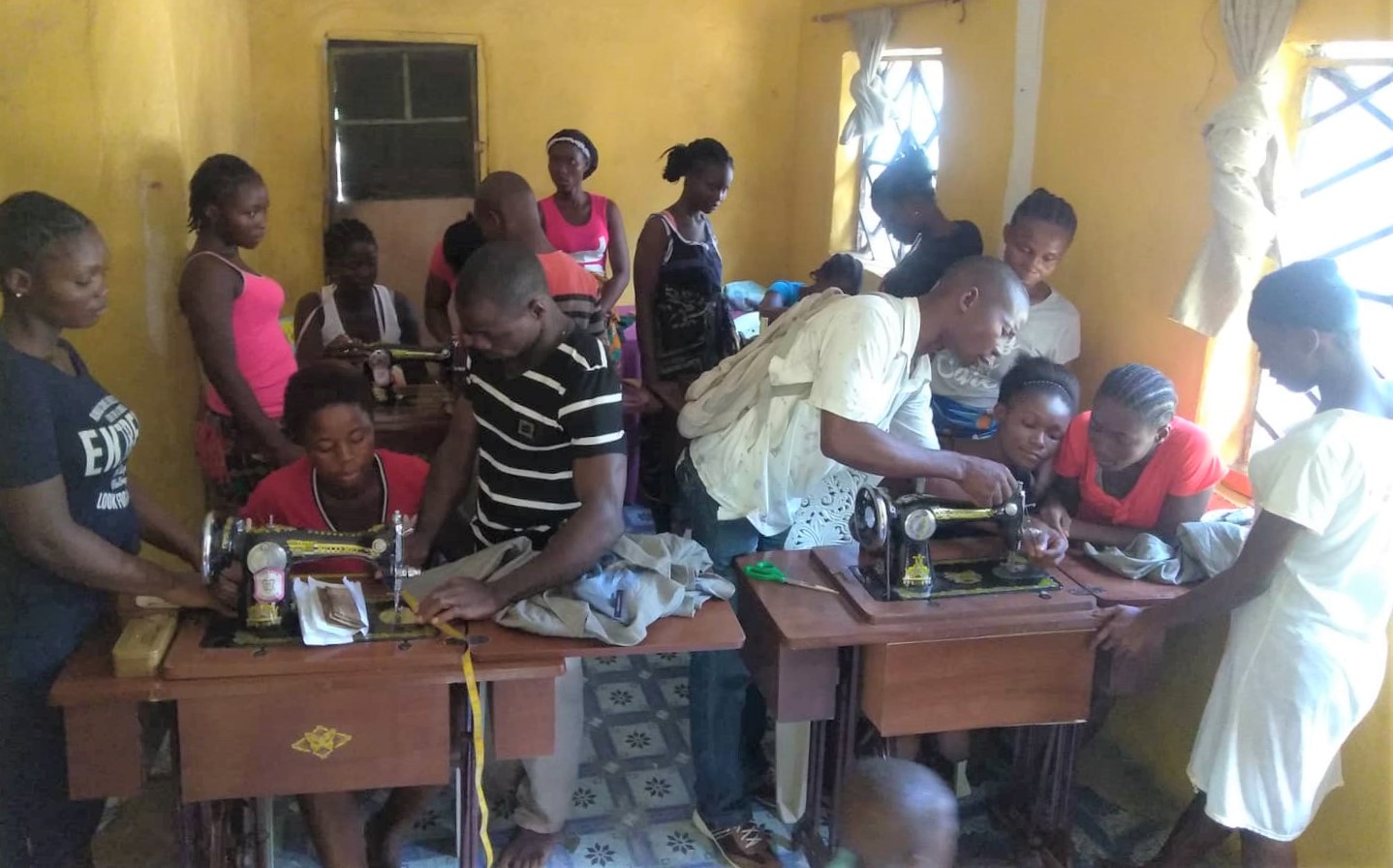 Construction Begins on Sewing School in Liberia