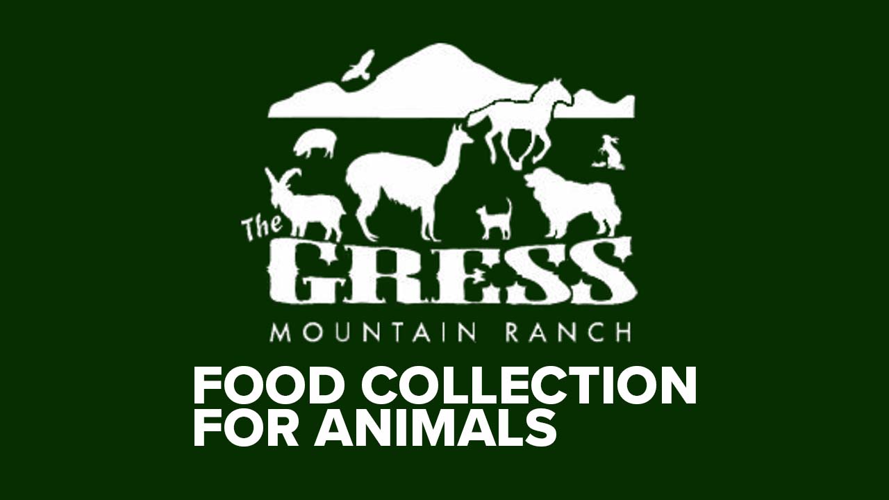 Food Drive for Animals at Gress Mountain Ranch (2022)