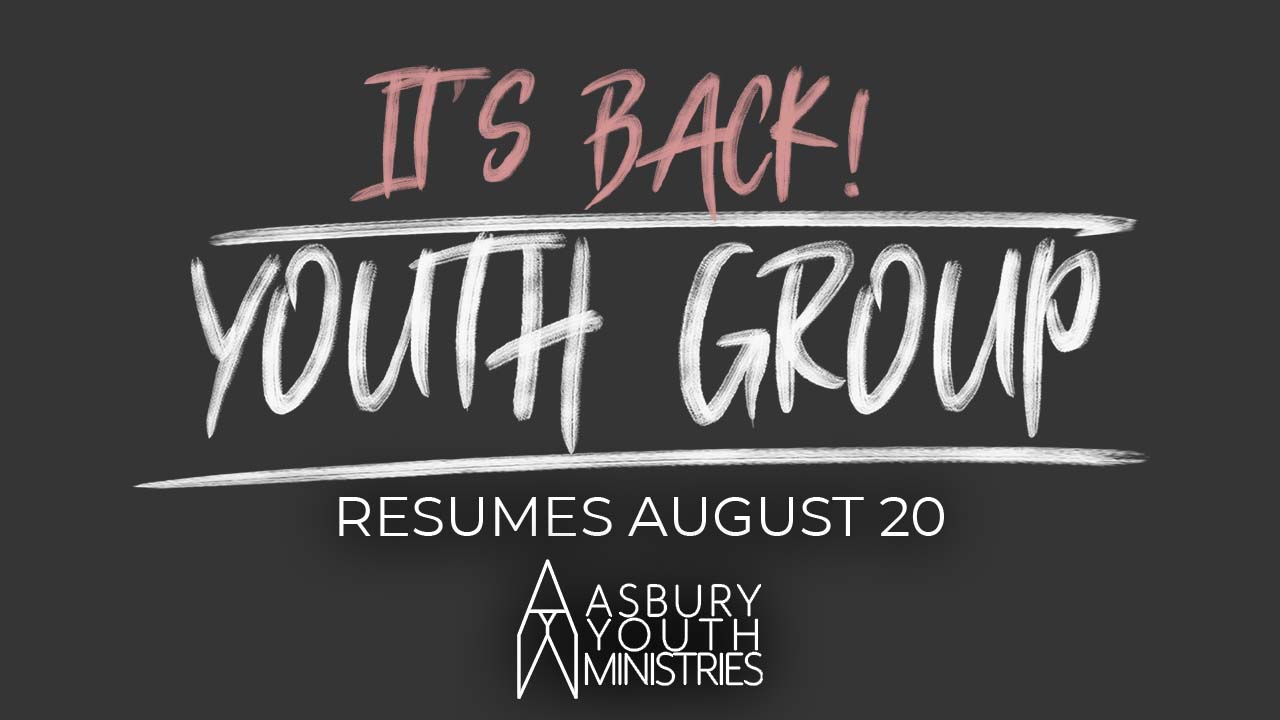 Youth Group Returns August 20